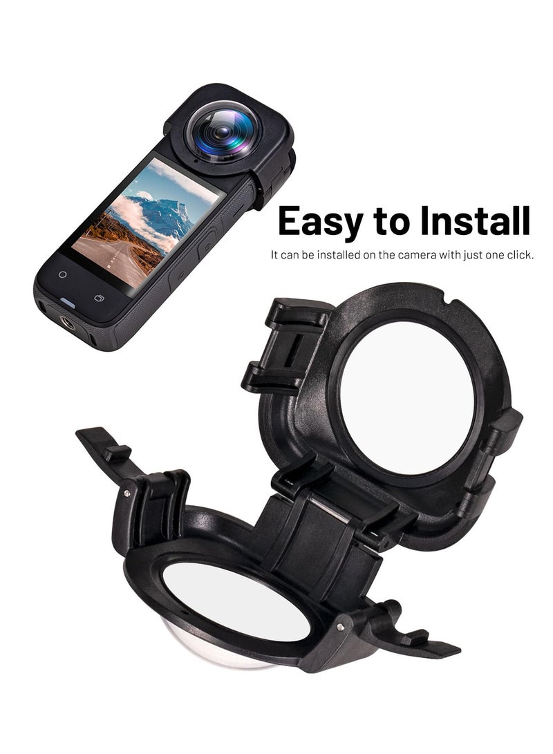 Lens Guards for Insta360 X4 Optical Tempered Glass Lens Protector for insta360 X4 Accessories Waterproof & Anti-Scratch  - Image 3