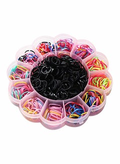 KASTWAVE 800 PCS Hair Tie Elastic Rubber Bands for Girls Kids Teens  - Image 1