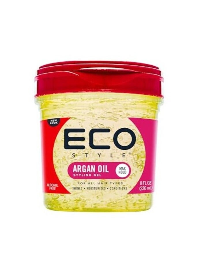 Eco Style Argan Oil Styling Gel 236 ml - Image 1