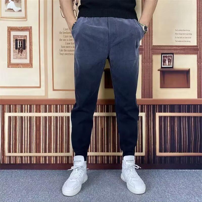 Unisex Classic Denim Jeans Loose Fit Daily Outdoor Wear - Image 1