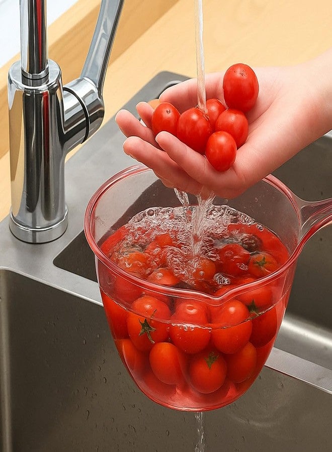 calipo Multipurpose Kitchen Washing & Straining Bowl (1100 ML / 1 Pc) Simple Tool for Home and Office tasks with Easy handling and Steady Support - Image 2