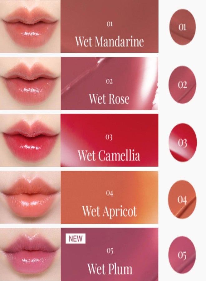 BBI@ BBIA BBIA Ready To Wear Water Lipstick - Sheer Long-Lasting Lip Gloss Stick, Glowy & Glossy Texture, Moisturizing, Transparent & Buildable Color, Natural Tinting, Korea Lip Makeup (01 - WET MANDARINE) - Image 3
