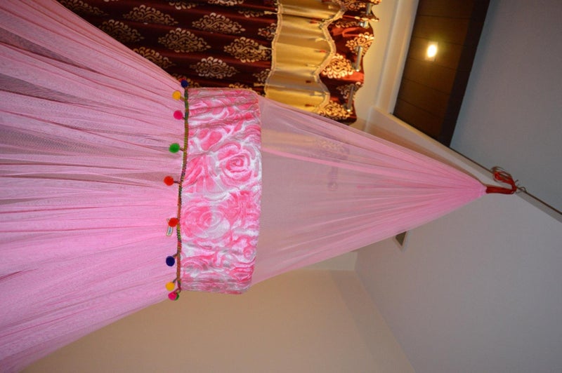 CREATIVE TEXTILES Creative Textile Stylish Multi Color Mosquito Net Size :- Standard - Image 4