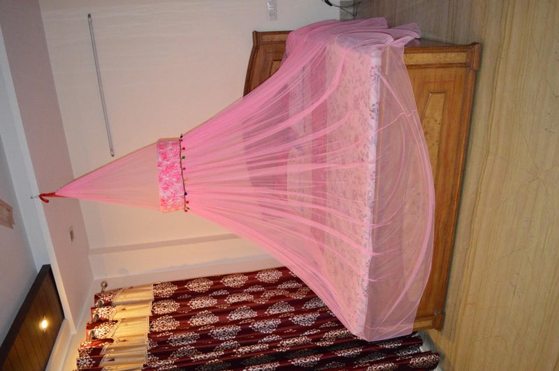 CREATIVE TEXTILES Creative Textile Stylish Multi Color Mosquito Net Size :- Standard - Image 1