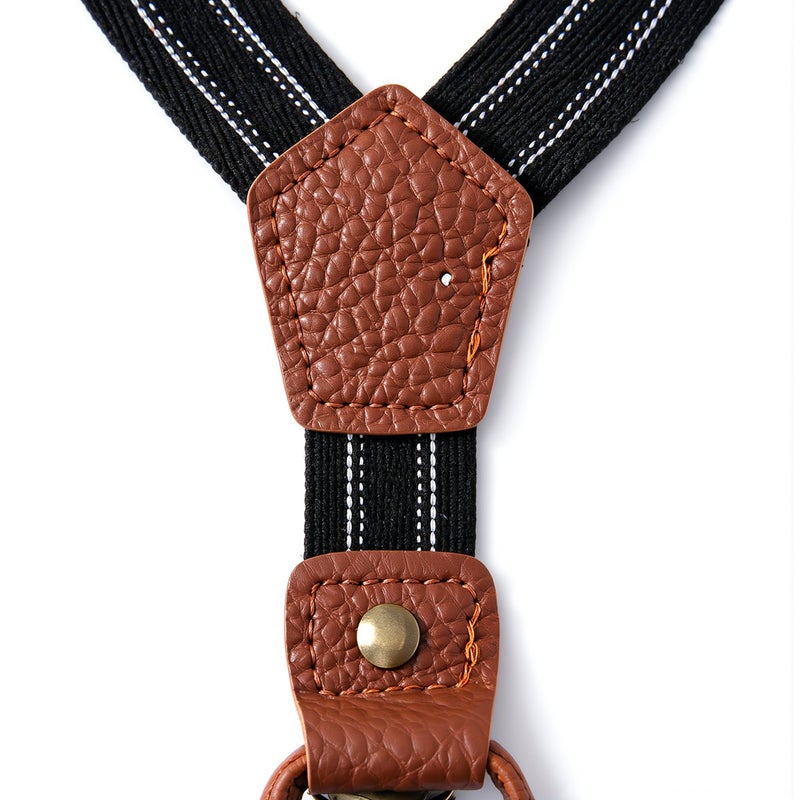 Unisex Kids Suspenders For Boys Girls Toddler All Age Fit Stripe Pants Suspender Clips - Image 4