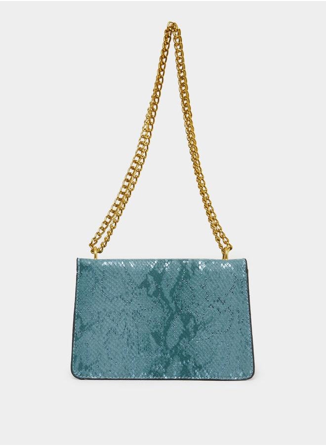 Take Two Take Two Textured Shoulder Bag with Chain Strap  - Image 2
