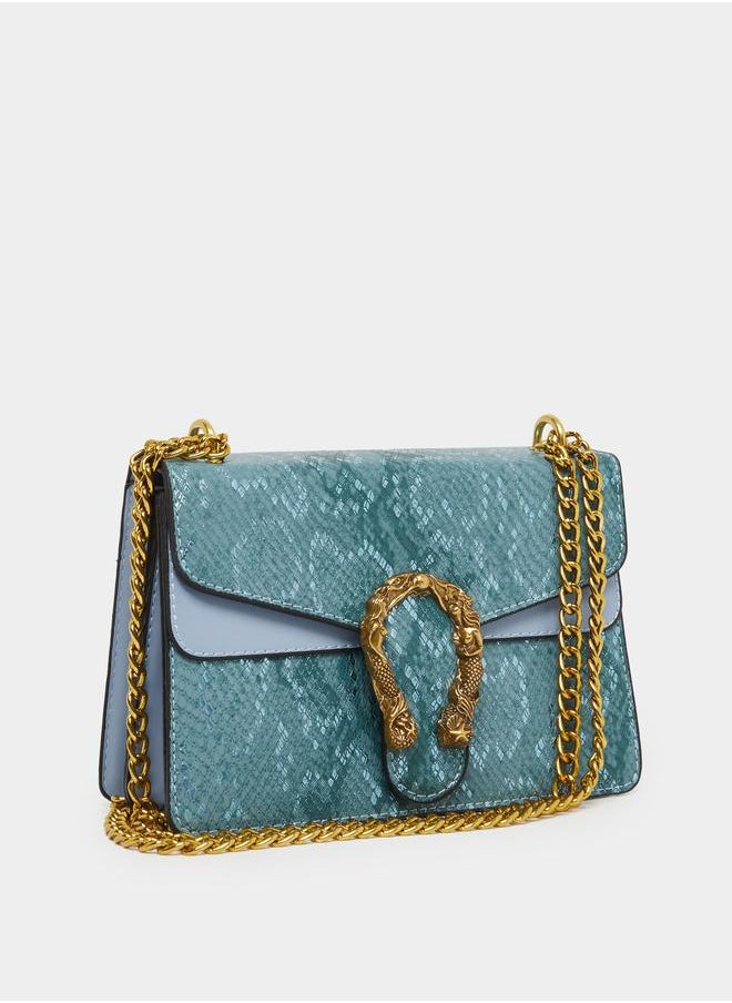 Take Two Take Two Textured Shoulder Bag with Chain Strap  - Image 1