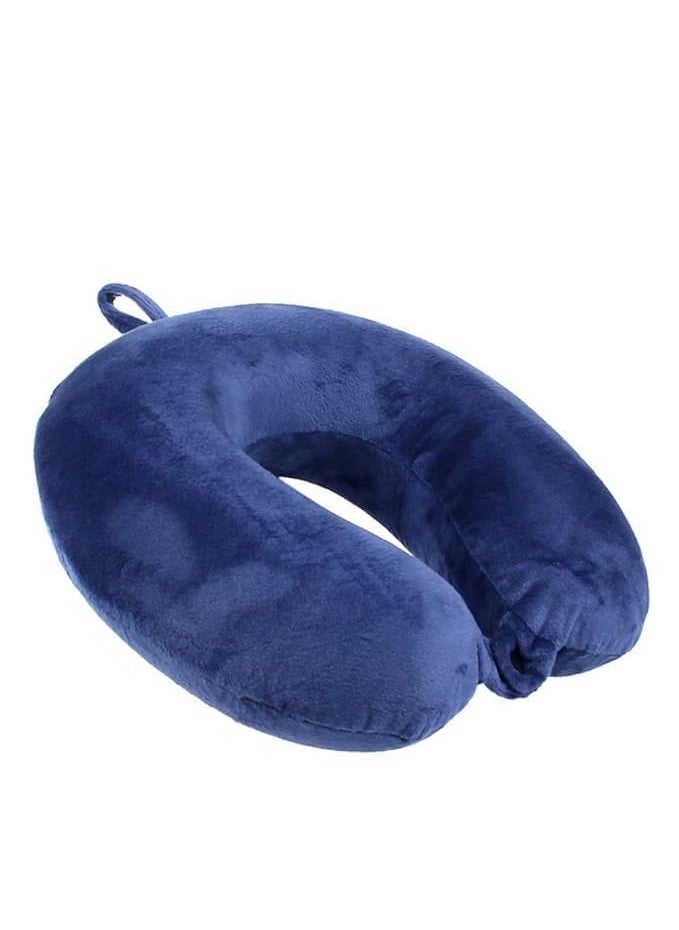 Ashtron Ashtron Travel Neck Pillow Eye Mask Set Memory Foam Support for Flights Cars Trains Comfortable Neck Pain Relief  - Image 2