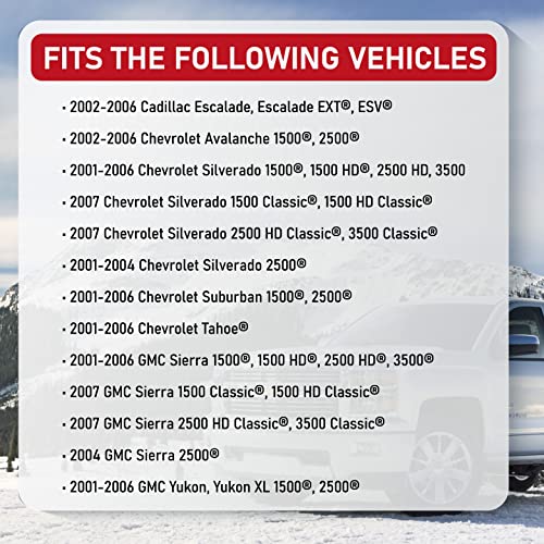 AA Ignition Center Console Lid Replacement Kit Black - Replaces 924-811, 19127364, 19127365, 19127366 - Compatible with Chevy, GMC & Cadillac Vehicles - Silverado, Avalanche, Tahoe, Suburban, Sierra, Yukon - Image 5