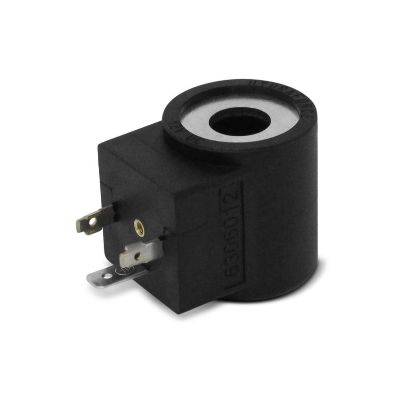 Hydraforce Store Hydra Force HY 6306012 - Coil 3 Prong DIN 12 Volt DC Fits 08, 80, 88, and 98 series Stems (1/2" Hole) - Image 1