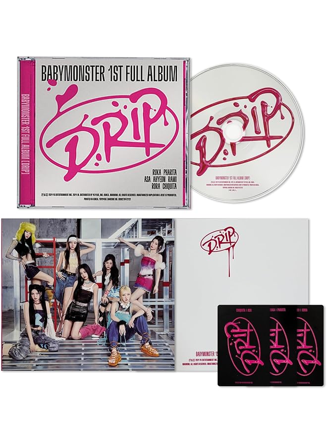 The Bros الألبوم الكامل الأول [DRIP] (نسخة علبة الجواهر) غلاف + علبة جواهر + بطاقة بريدية + قرص مضغوط + كتاب صور + بطاقات صور + 4 بطاقات صور إضافية - Image 1