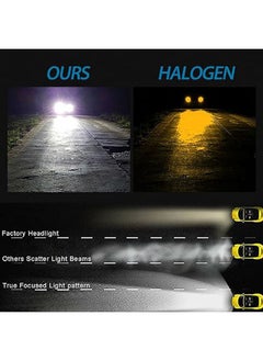 General 2 Pcs Car Headlight Bulbs, H7 Car Fog Bulb Kit High Low Beam Light 110W 30000LM Super Bright 6000K Headlight Replacement Bulbs  - Image 5