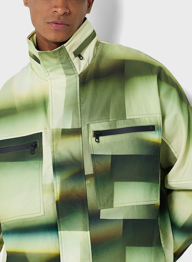 Calvin Klein Jeans Dual Pocket Windbreaker Jacket