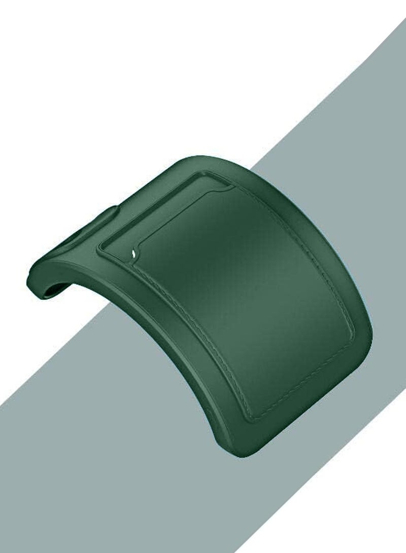 دبليو تيك غطاء حماية من السيليكون TPU مع حامل بطاقات لهاتف انفينيكس هوت 40 برو 4G 2023 أخضر داكن - Image 3