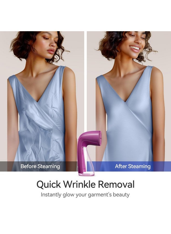HiLife HiLIFE Steamer for Clothes, 1100W Clothes Steamer with Large 300ml Tank, Handheld Clothing Steamer, Fabric Wrinkle Remover, Portable & Compact Travel Size Garment Steamer ONLY FOR 120V(Orchid Purple)  - Image 3