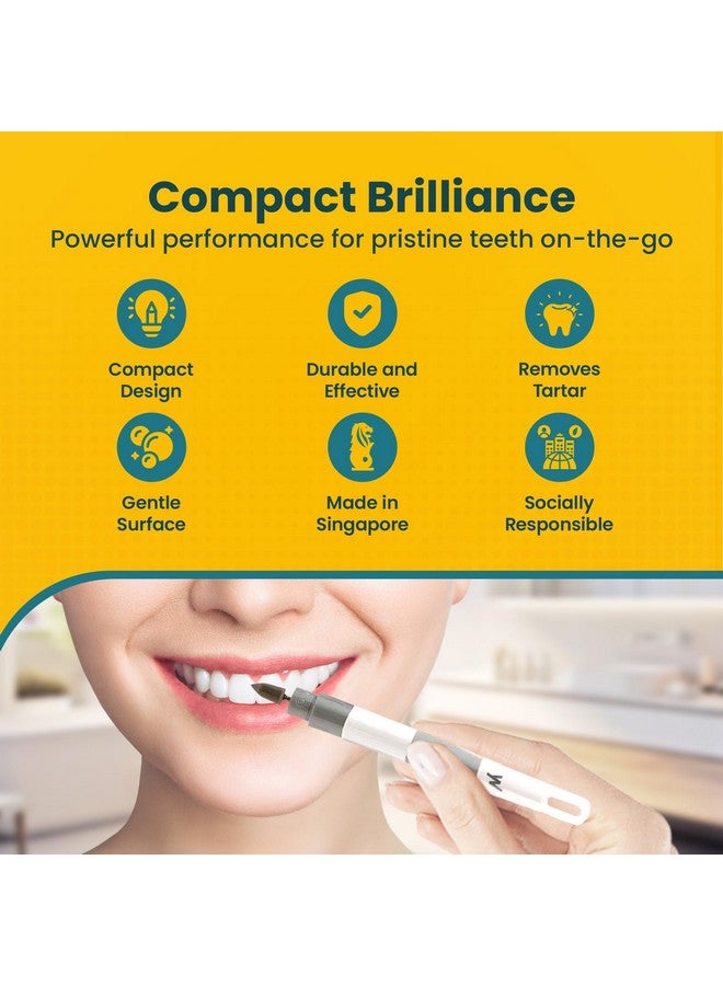 Pearlie White Travel Twin Plaque & Tooth Stain Remover Tartar Remover And Plaque Scraper For Teeth Dental Stain Eraser And Metal Teeth Cleaning Tools For A Clean And Healthy Mouth - Image 3