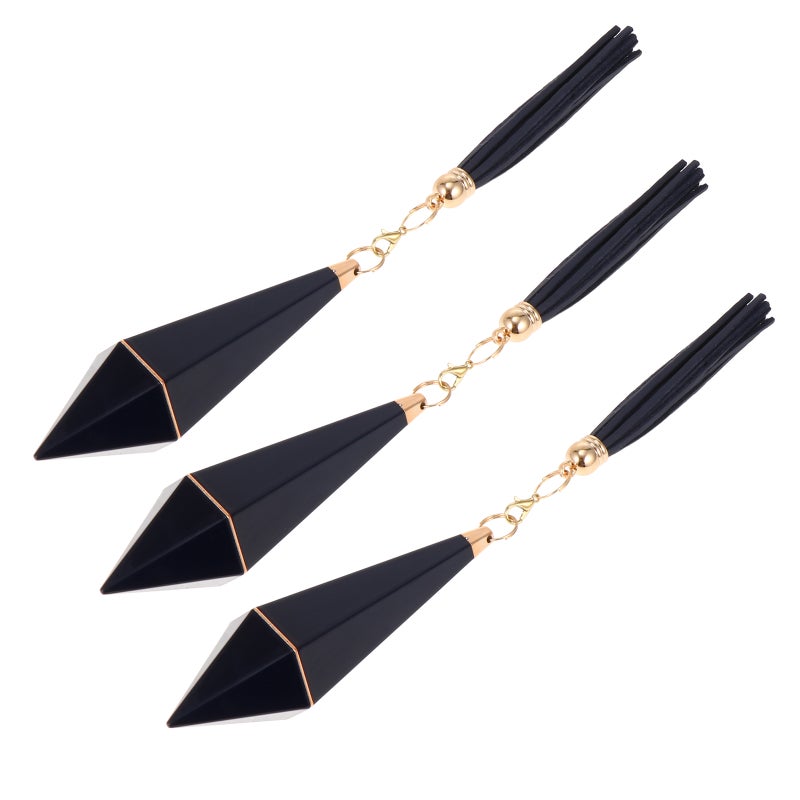3Pcs Refillable Empty Lip Gloss Bottle Lipstick Tube with Tassel for Home Travel - Image 4