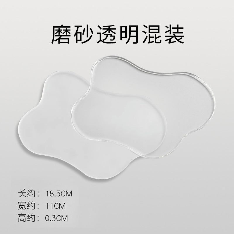 Cyber Celebrous Cloud Glass Tea Mat Transparent Pvc Soft Glass Cyber Celebrous Small Tray Creative Coffee Heat Insulated Dining Mat - Image 1