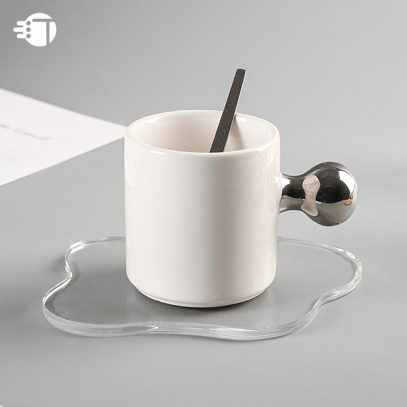 Cyber Celebrous Cloud Glass Tea Mat Transparent Pvc Soft Glass Cyber Celebrous Small Tray Creative Coffee Heat Insulated Dining Mat - Image 3