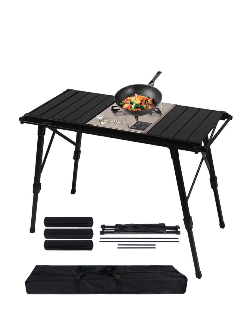 Manful Lightweight Portable Folding Camping Table, Perfect for Outdoor Adventures - Image 1