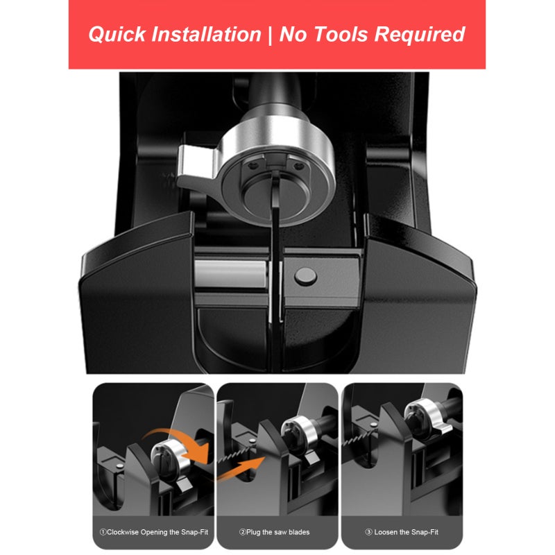 Wood Cutting Saw: Quick Blade Replacement Chuck, Comfortable Grip, Durable Material - Metal Cutting Saw for Plastic Wood Metal Cutting, Easy Operation, Long Lifespan - Image 4