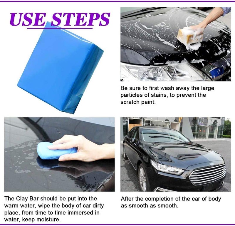 HSR Car Detailing Clay Bar 2PCS 100g Auto Magic Clay Bar Cleaner for Car Wash - Image 2
