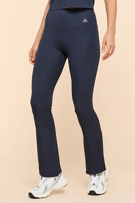أر أند بي Solid Active Leggings With Elastic Waist