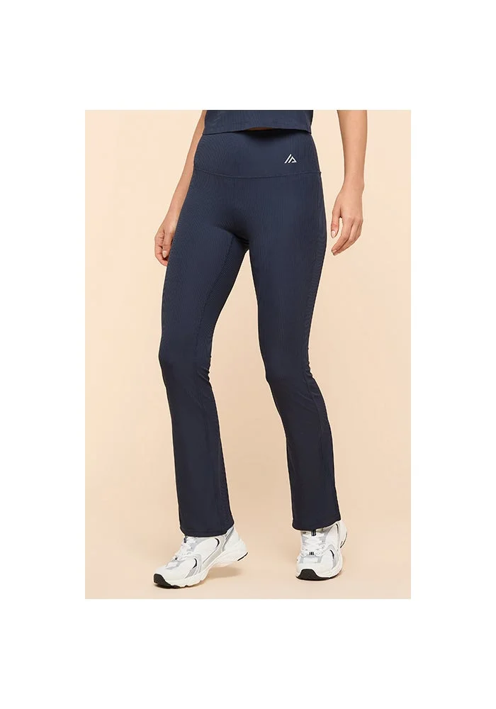 أر أند بي Solid Active Leggings With Elastic Waist
