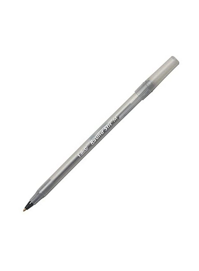 بيك أقلام حبر جاف BIC Round Stic Xtra Life، متوسطة الرأس (1.0 مم)، سوداء، عبوة من 60 قلمًا، ذات أسطوانة دائرية مرنة لراحة الكتابة (GSM609-BLK) - Image 4