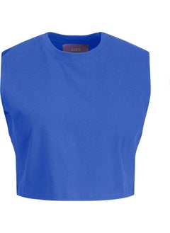 JJXX Crew Neck Dark Blue Women's T-Shirt 12224211  - Image 3