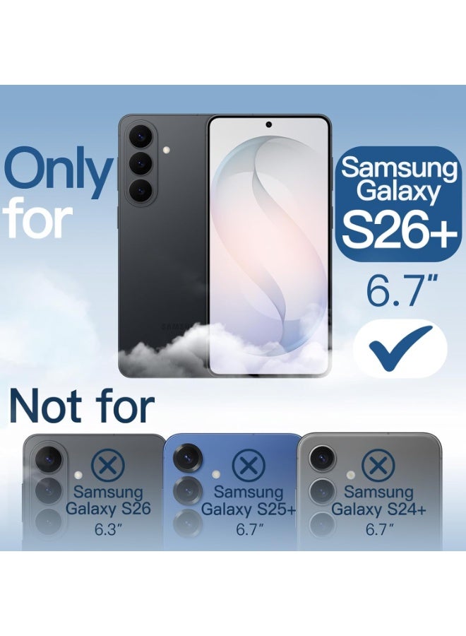 Samsung Galaxy S26 Plus Case Silicone Soft Rubber Gel Protective Cover For Galaxy S26 Plus Matte Plain Solid Color Cover with Camera Protection For Samsung Galaxy S26 Plus 6.7-inch - Image 2