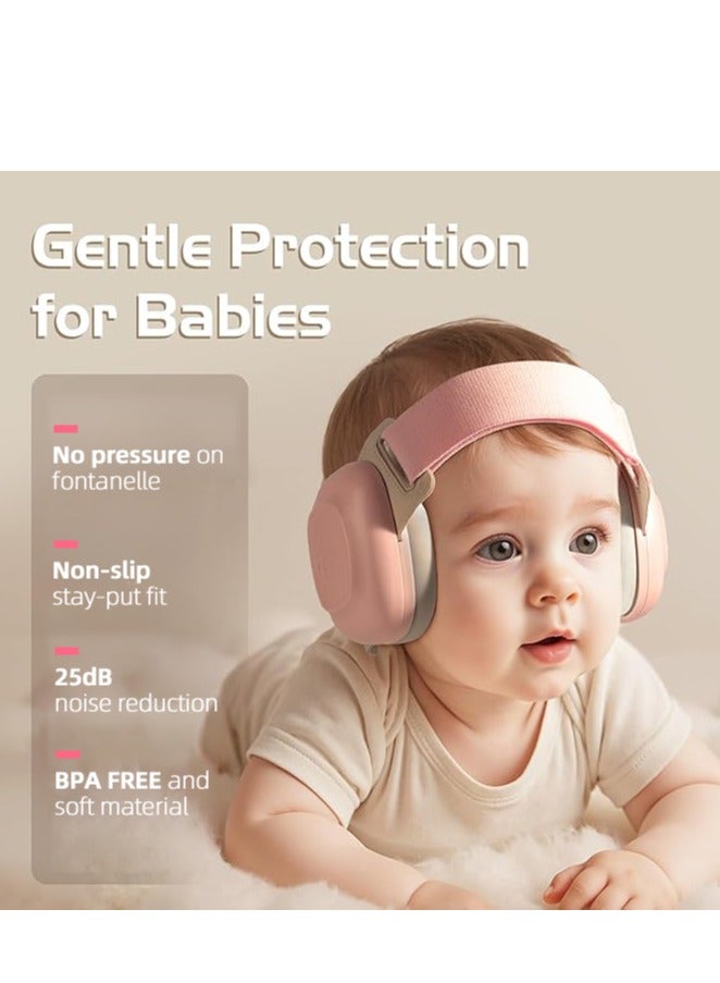 Faylor Baby Ear Muffs for Noise Protection, 25 dB Noise-Cancelling Headphones for Newborns, Infants u0026 Toddlers (3–48 Months), Travel, Airplanes, Blue - Image 2