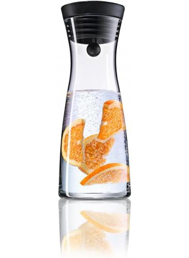 WMF Basic Water Carafe, Black, 0.75 Liters, Wm 06 1771 6040 - Image 1