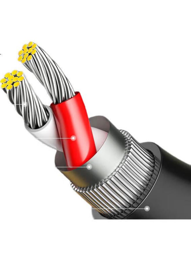 Samzhe 3.5Mm To Dual Lotus Head Audio Cable Splitter Red White 2Rca Connection Cable For Connecting Mobile Phones, Computers, Tvs To Speakers Or Amplifiers Conversion Cable 8M Ypr-80 - Image 2