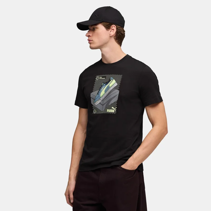بوما Men's Graphics Sneaker T-Shirt