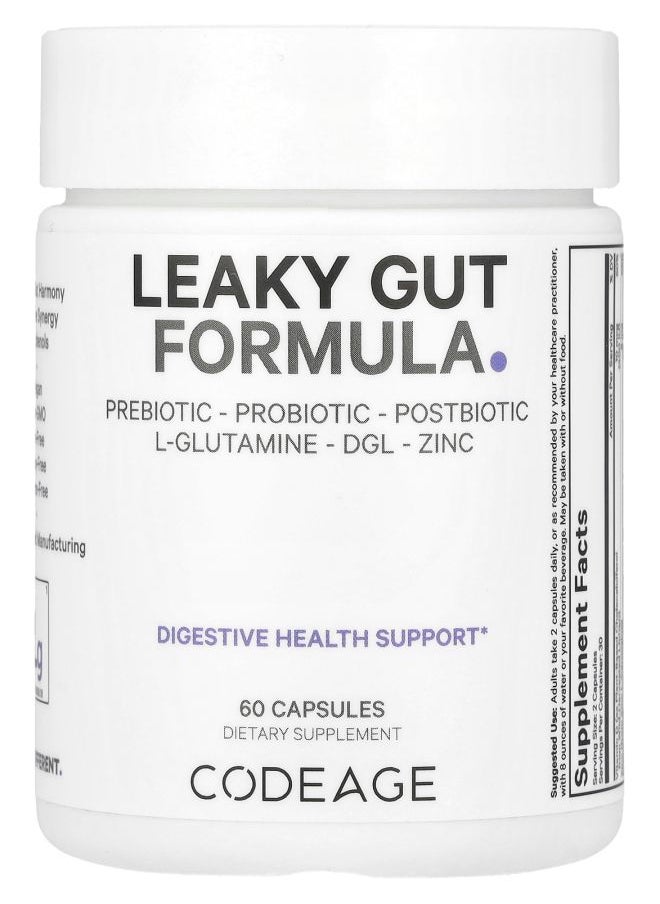 Codeage Leaky Gut Formula 60 Capsules 