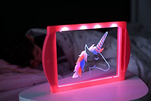 Marvin's Magic Mavin's Magic - Glow Art - LED Doodle Board for Children - Light Up Drawing Pad, with Glow in The Dark Colouring Pens - Battery Powered Magic Drawing Tablet - Light Up Tracing Pad Suitable for 5+ - Image 5