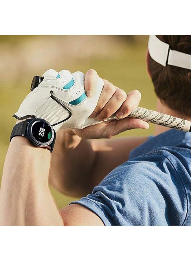 ليمون سواران مغناطيسيان ميلانو من الفولاذ المقاوم للصدأ لساعة هواوي GT4 مقاس 46 مم / GT5 PRO مقاس 46 مم، أسود - Image 2