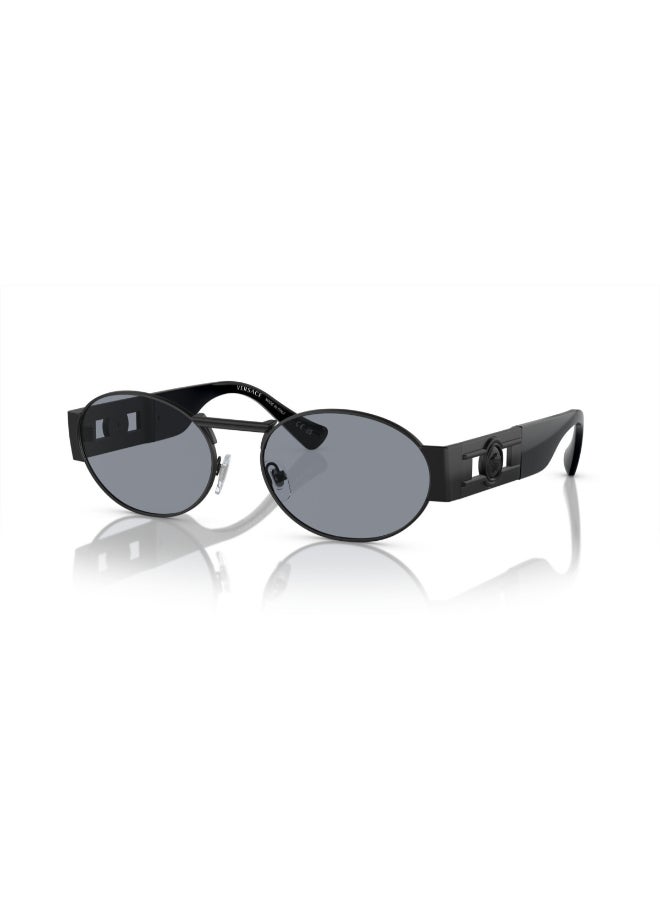 VERSACE Unisex VE2264 1261/1 Unisex Full Rim Oval Sunglasses - Image 1