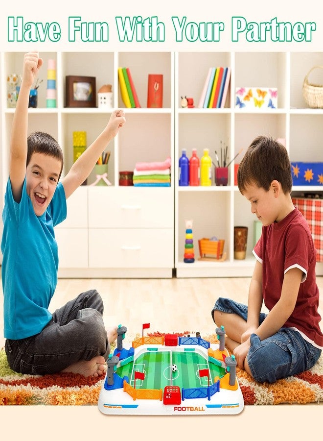TGHIJKK Mini Soccer Board Game for Kids: Foosball Table Toys for 3 4 5 6 7 8-12 Year Old Kids - Pinball Interactive Sports Game Age 3+ Indoor Home Party - Gift for Boys Girls Birthday Christmas Grandkids - Image 5