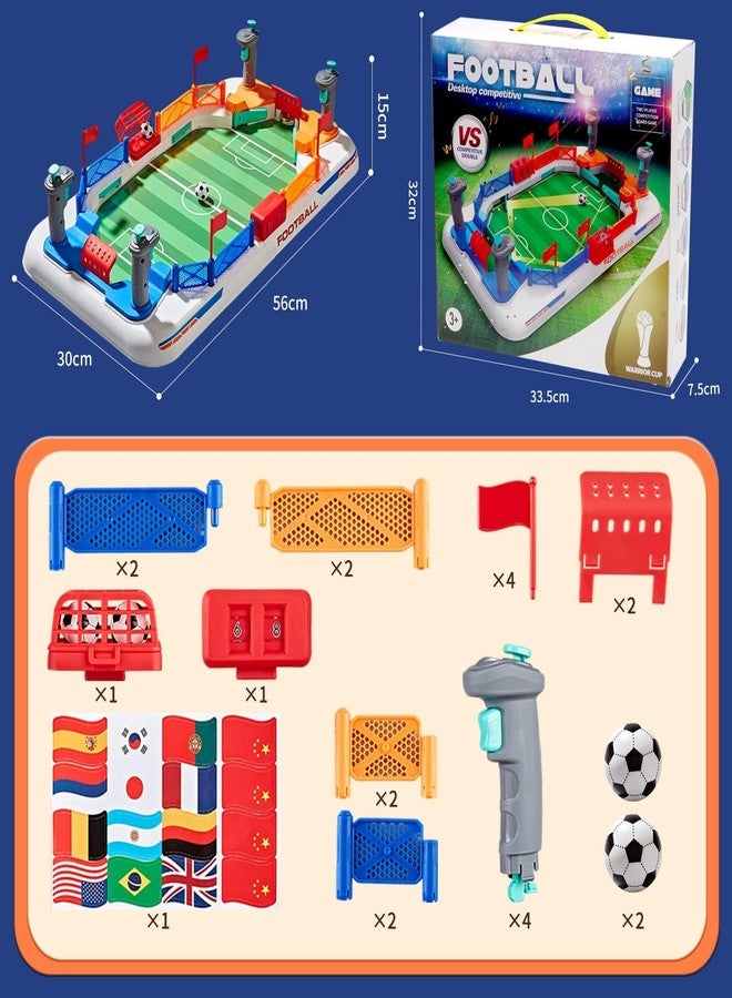 TGHIJKK Mini Soccer Board Game for Kids: Foosball Table Toys for 3 4 5 6 7 8-12 Year Old Kids - Pinball Interactive Sports Game Age 3+ Indoor Home Party - Gift for Boys Girls Birthday Christmas Grandkids - Image 2