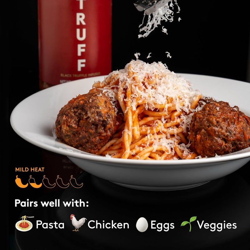 TRUFF Pasta Sauce Bundle - Black Truffle Marinara and Spicy Marinara - Non-GMO, Vegan, 2 Jars - Image 5