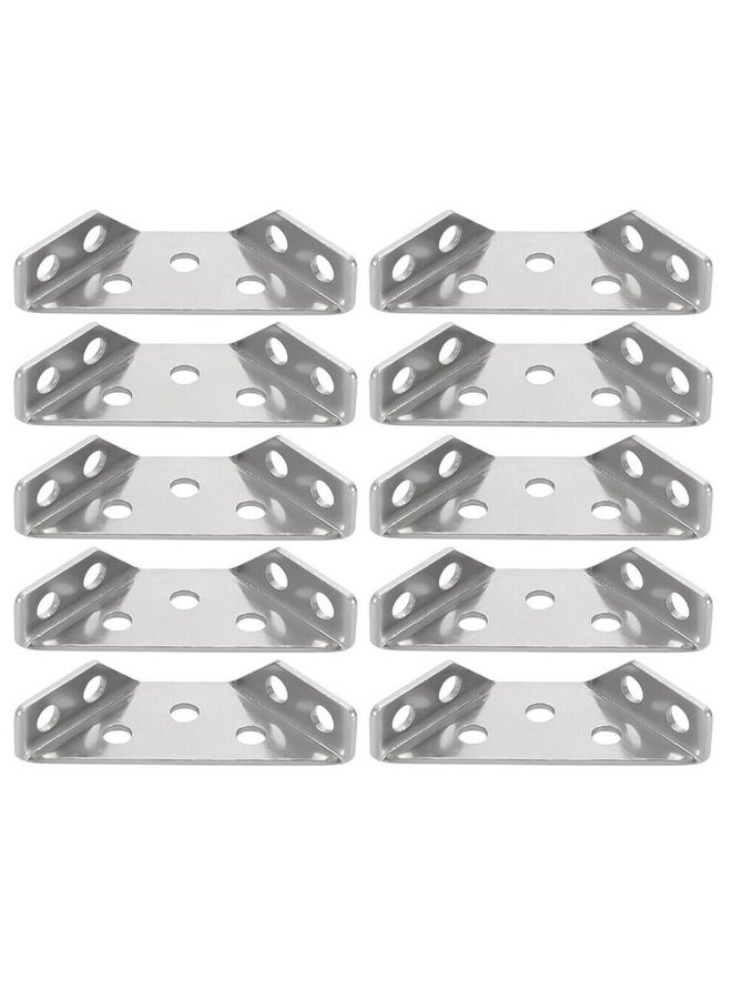 Premium Support Bracket for Chairs and Cabinets Stainless Steel Finish 