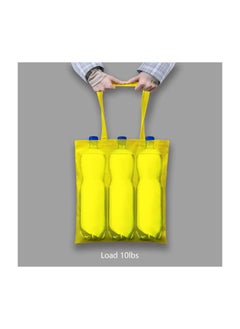 Cool Baby COOLBABY 5 Pack Economical Cotton Tote Bag, Lightweight Medium Reusable Grocery Shopping Cloth Bags, Suitable for DIY, Advertising, Promotion, Gift, Giveaway, Activity (yellow)  - Image 4