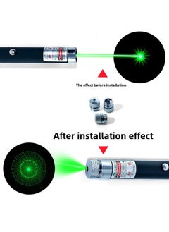 Generic Direct Supply Green Gypsophila Laser Flashlight Laser Pen Sales Sand Table Pen Stylus Funny Cat Outdoor Finger Star-Color:Color Box Five-in-one  - Image 3