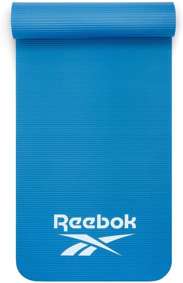 Reebok 10mm Training Mat – Blue, Extra Thick Non-Slip Cushion for Home Workouts - Image 4