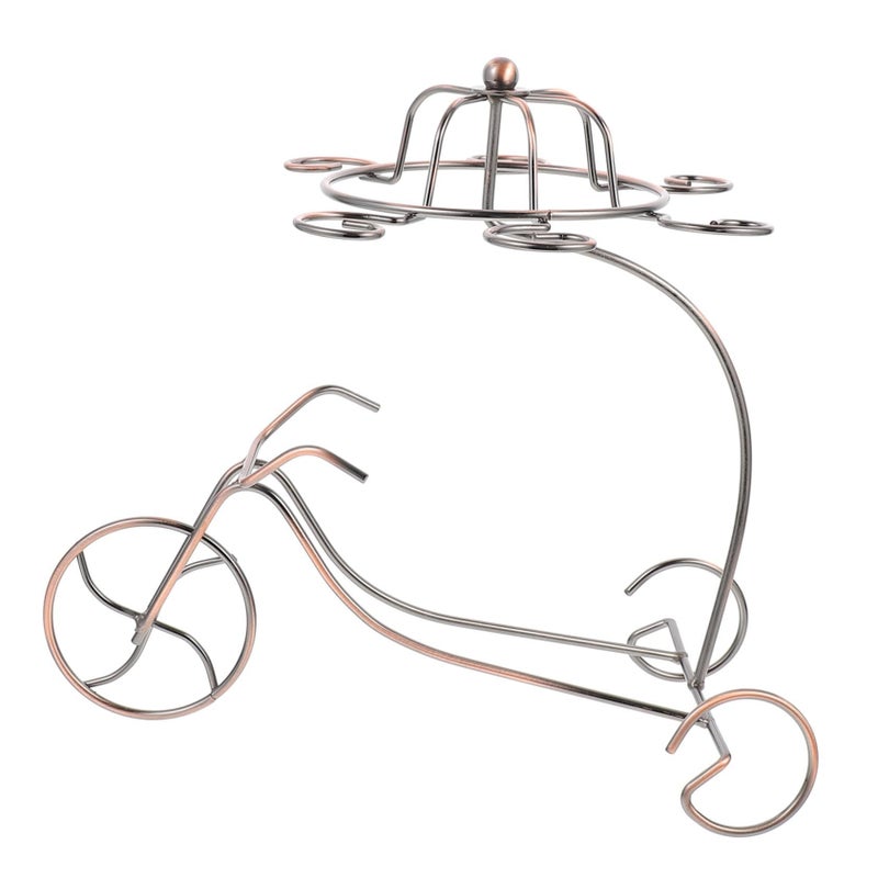 Metal Wine Glass Rack Creative Iron Bottle Holder For Living Room Wall Decor - Image 2