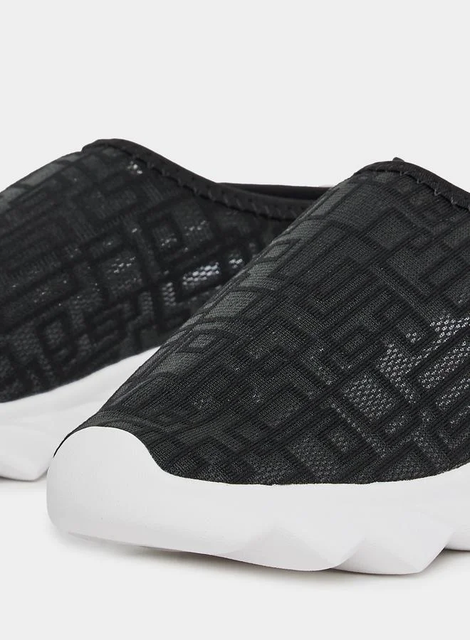 Styli Mesh Pattern Slip On Casual Shoes