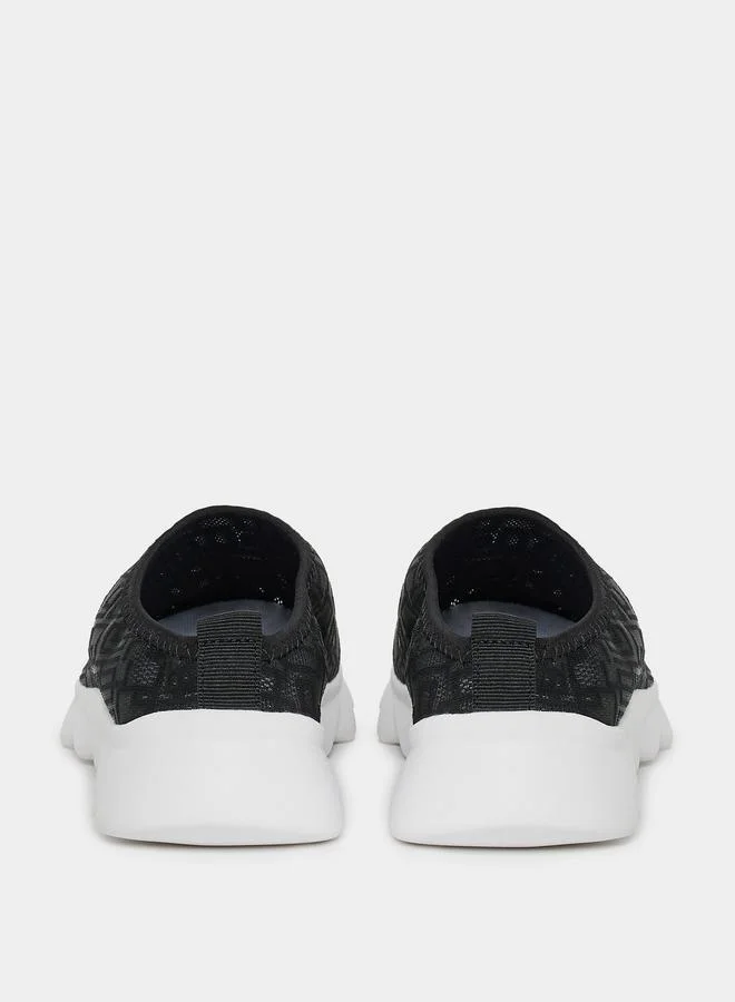 Styli Mesh Pattern Slip On Casual Shoes