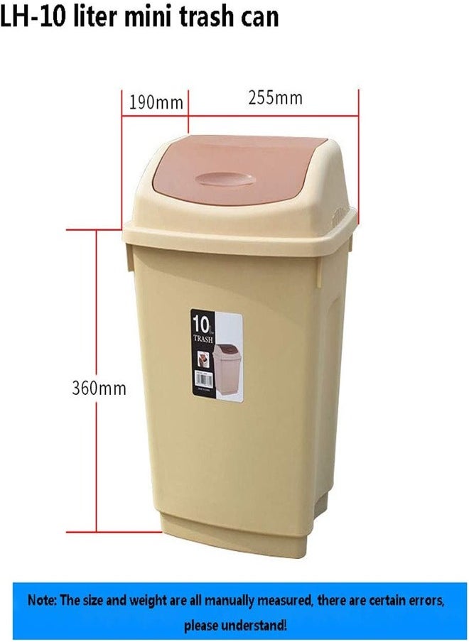 ATM 10-Litre Plastic Trash Bin with Durable Construction  - Image 4